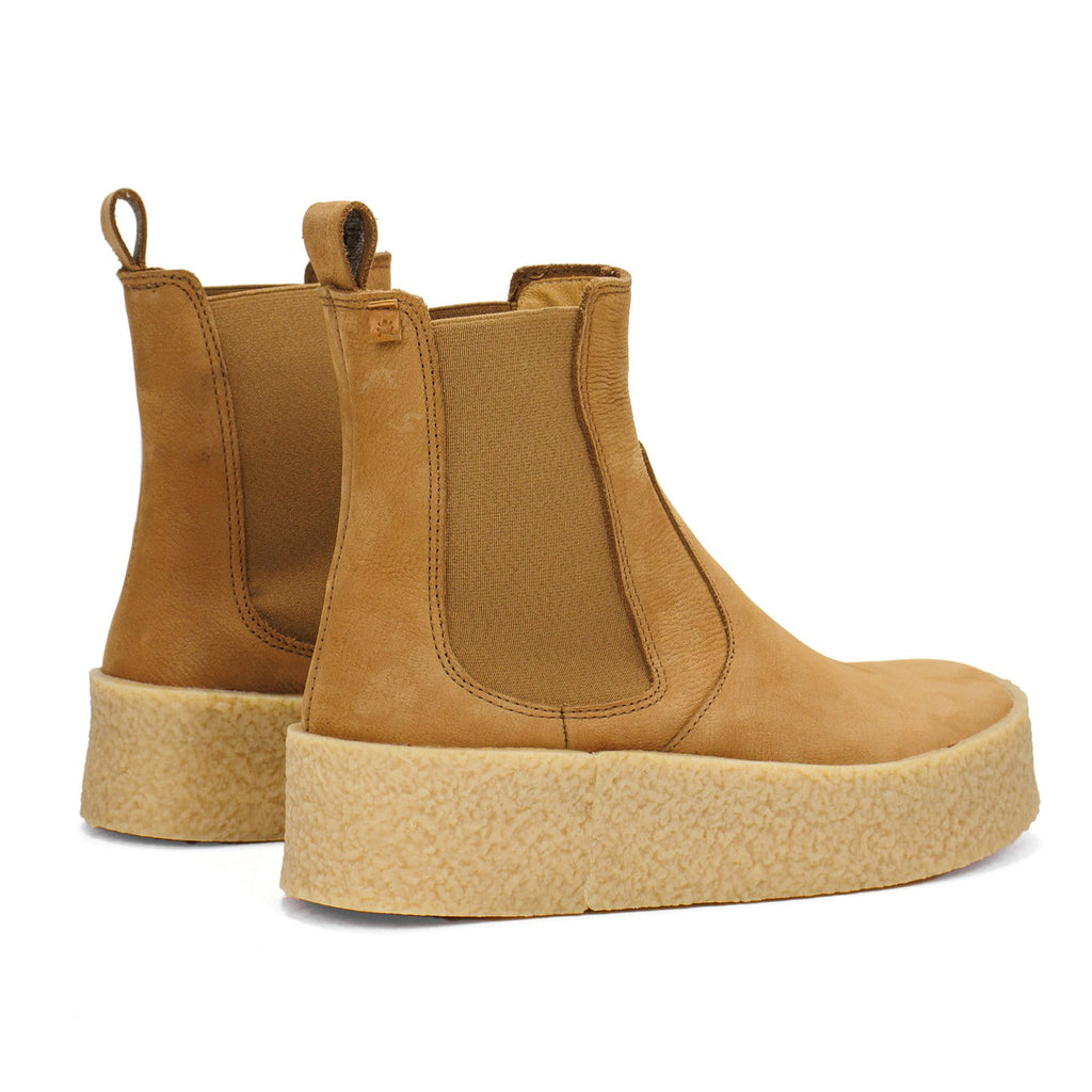 El Naturalista Women's Dolmen Platform Ankle Boots, Pleasant Honey,8 M US