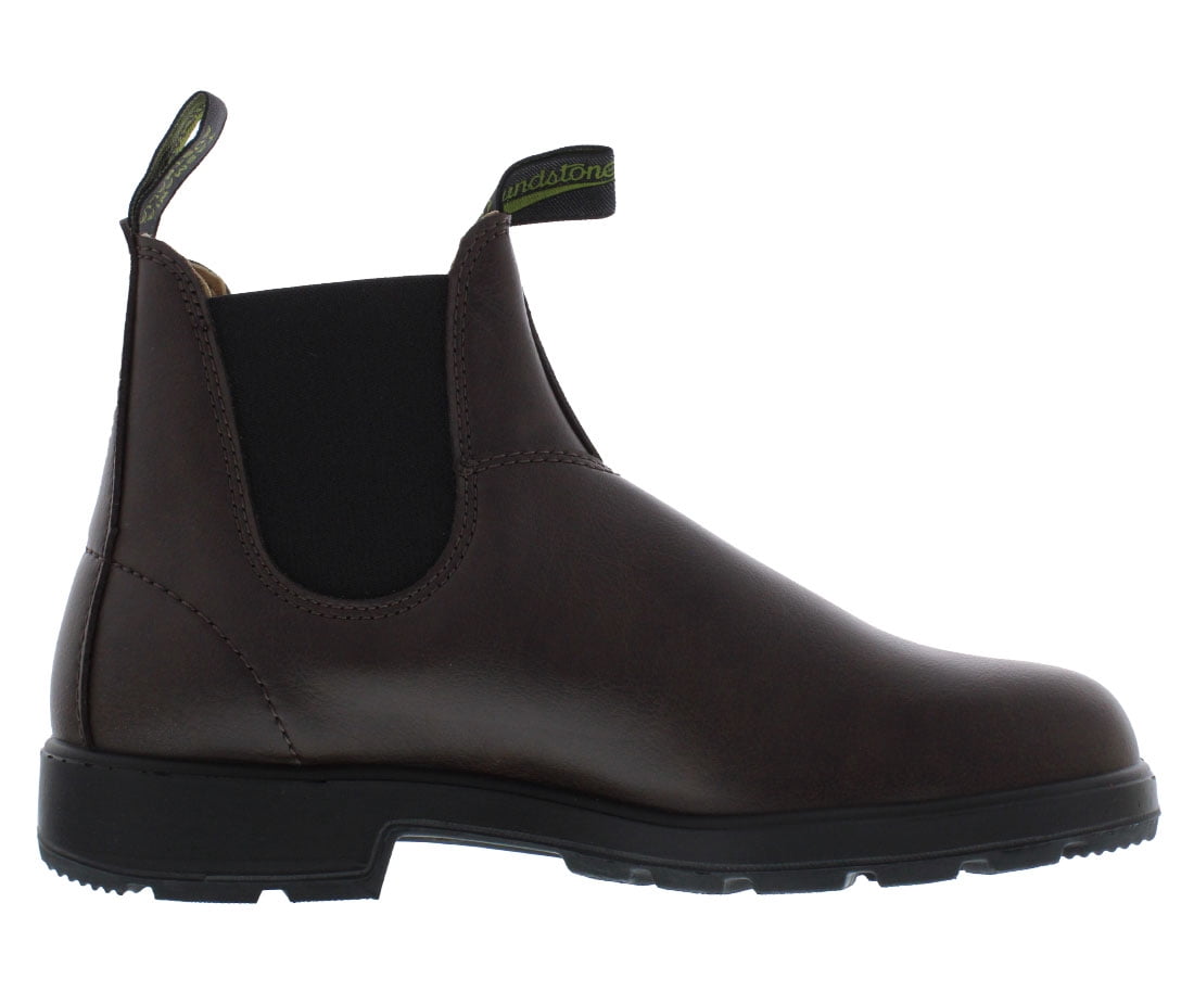 Blundstone Elastic Sided Vegan Boot Leather Mens Shoes Size 9.5, Color: Brown