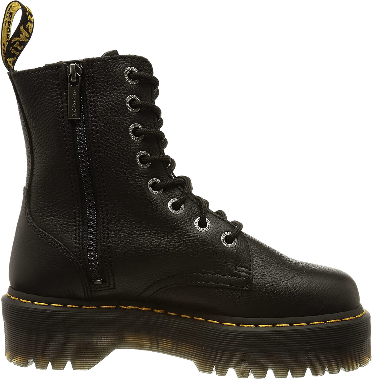 Dr. Martens, Unisex, Jadon III, Black, Pisa 9 Women/8 Men