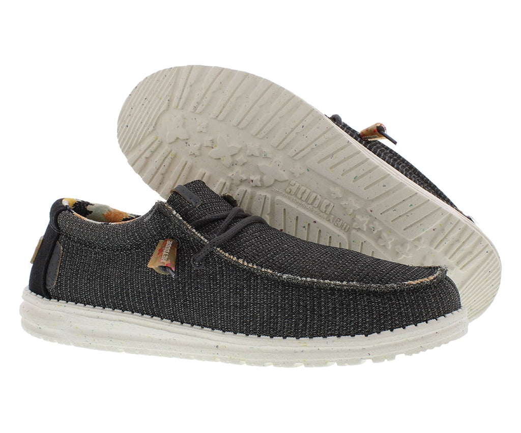 Hey Dude Wally Eco Mens Shoes Size 8, Color: Sox Charcoal
