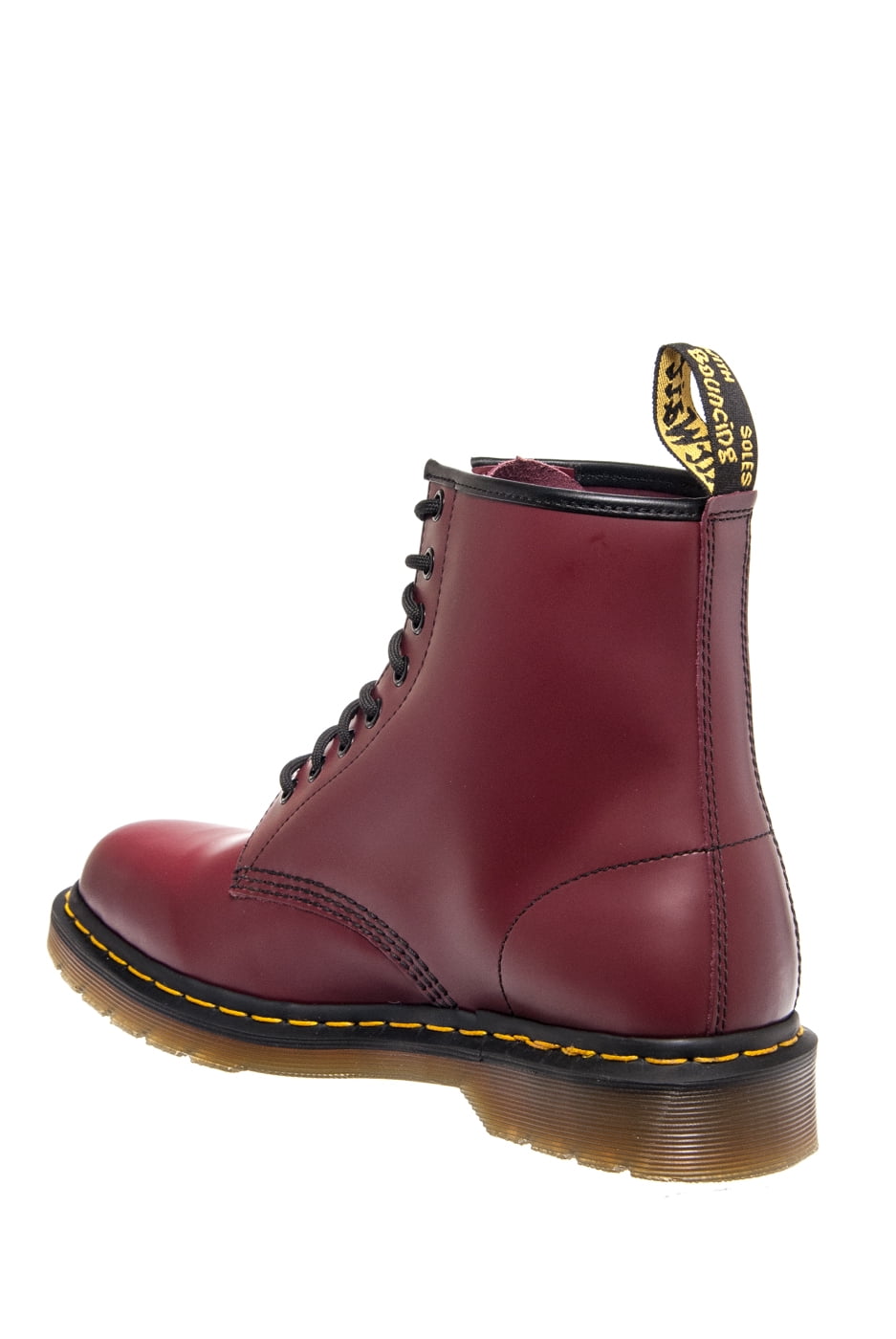 Dr. Martens Unisex 1460Z DMC 8 Lace Up Cherry Red Smooth Leather Boots Shoes Doc