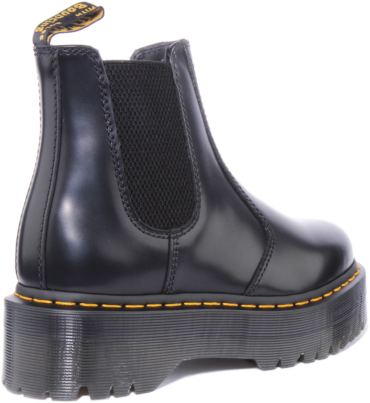 Dr Martens 2976 Quad Unisex Leather Chelsea Boot In Black Size 7.5 M