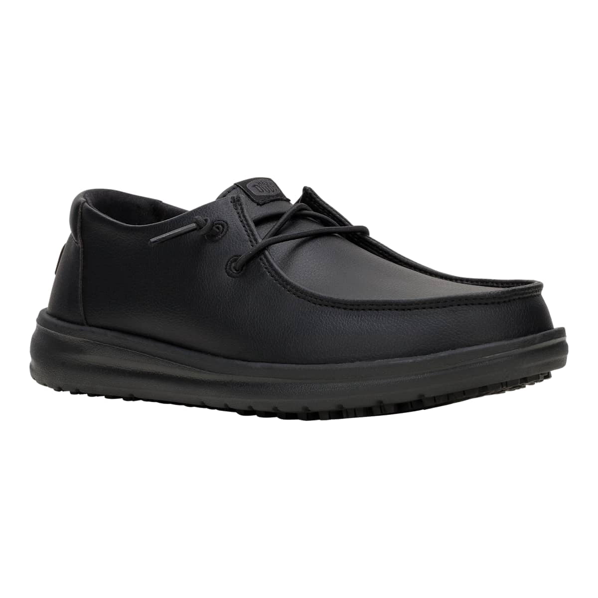HEYDUDE Women Wendy Work CE Slip Resistant, Black, 8