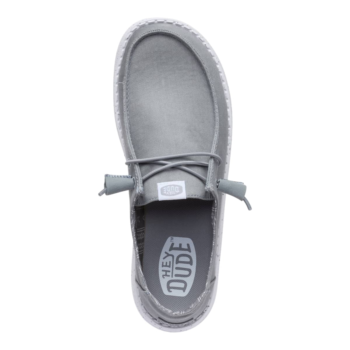 HEYDUDE Women Wendy Stretch Canvas, White, 12