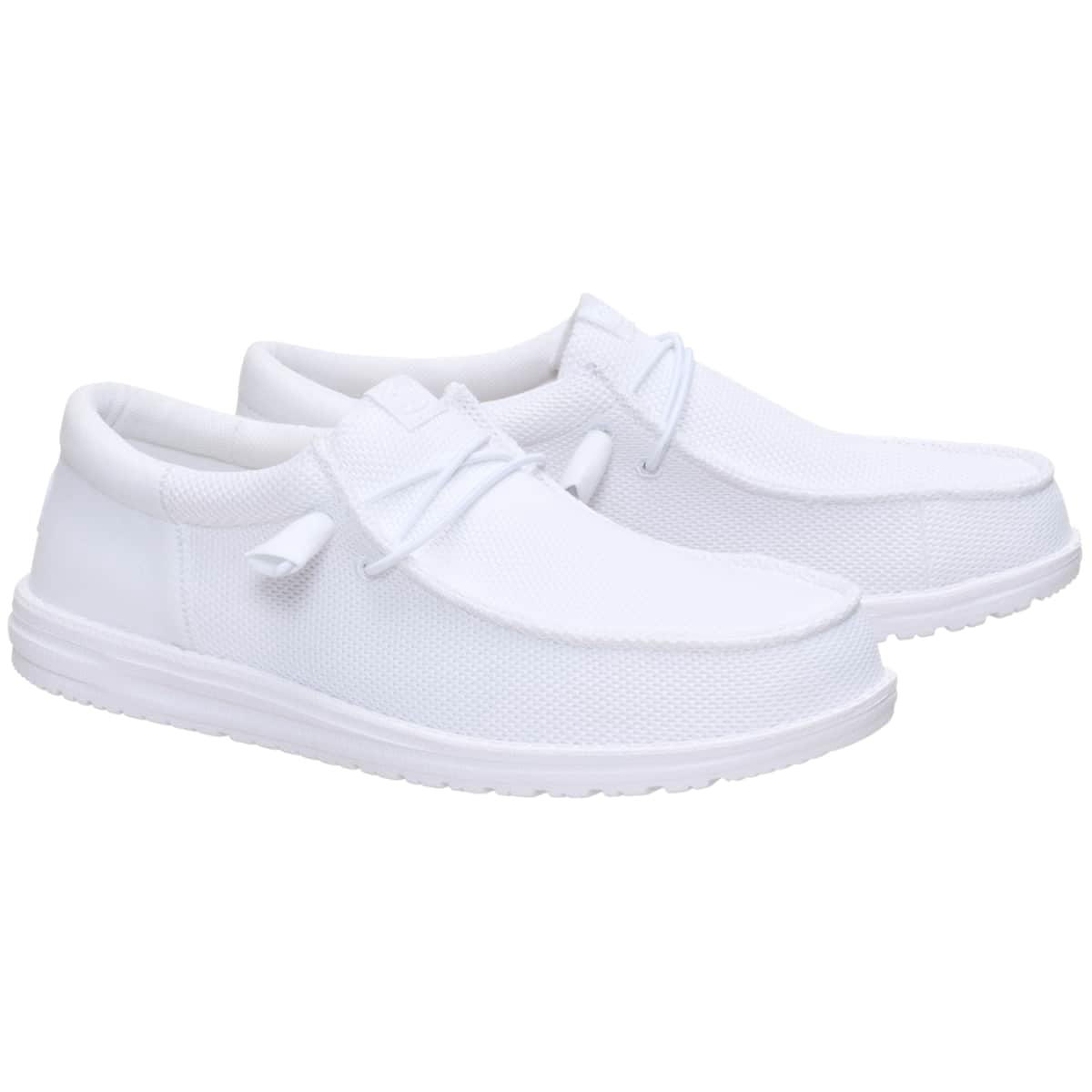 HEYDUDE Men Wally Funk Mono, White, 4