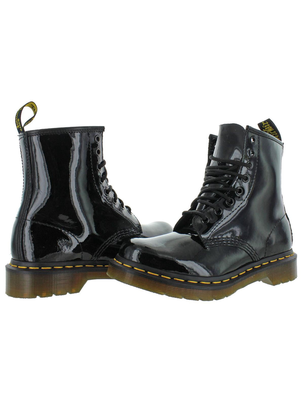 Dr. Martens Women's 1460 Patent Lamper Black High-Top Boot - 7W