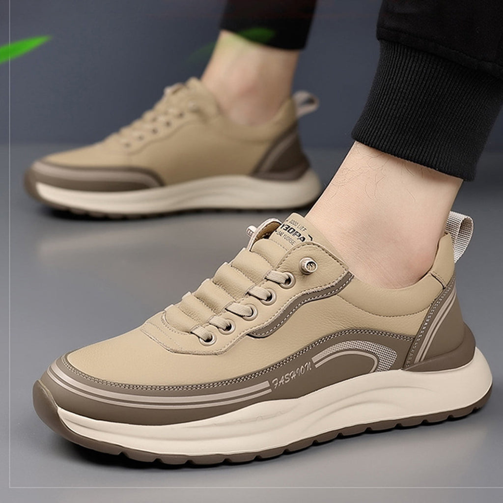 EaseDay Men's Walking Shoes Casual Sneakers Lightweight Breathable Lace Up Shoes for Men Comfortable Everyday Running Travel Beach and Outdoor Wear
