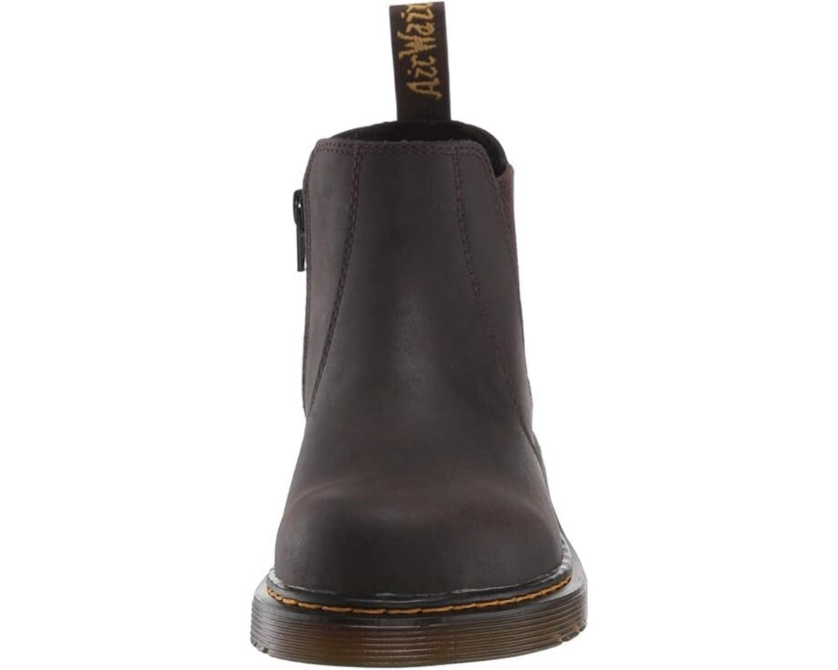 Dr. Martens 2976 Boots Kids US 5 Brown Leather Round Toe Ankle Chelsea ZOGG180