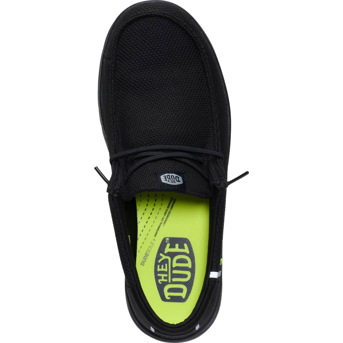 HEYDUDE Men Wally Work Comp Toe Wide, Black, 10