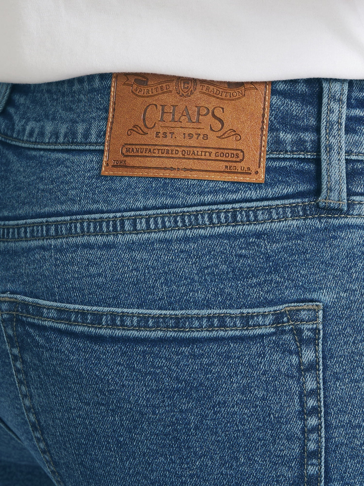 Chaps Men's & Big Men's Stretch Relaxed-Fit Denim Jeans, Sizes 30-42