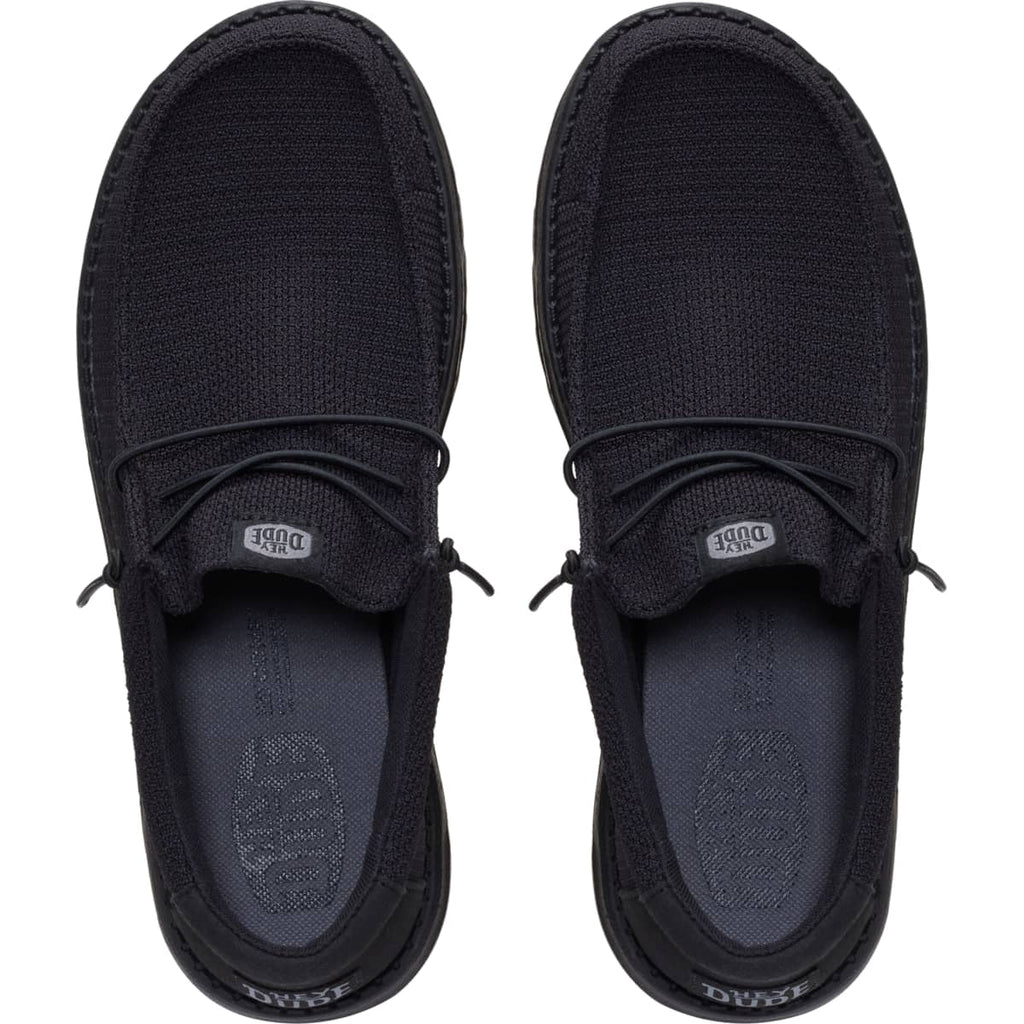 HEYDUDE Men Wally Mesh, Black Mono, 15