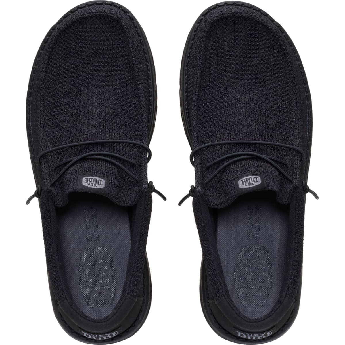 HEYDUDE Men Wally Mesh, Black Mono, 15