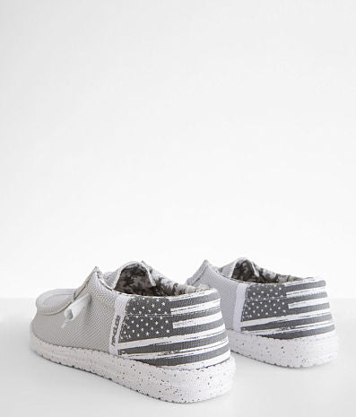 Hey Dude Wally Funk Break Anthem Patriotic Shoes