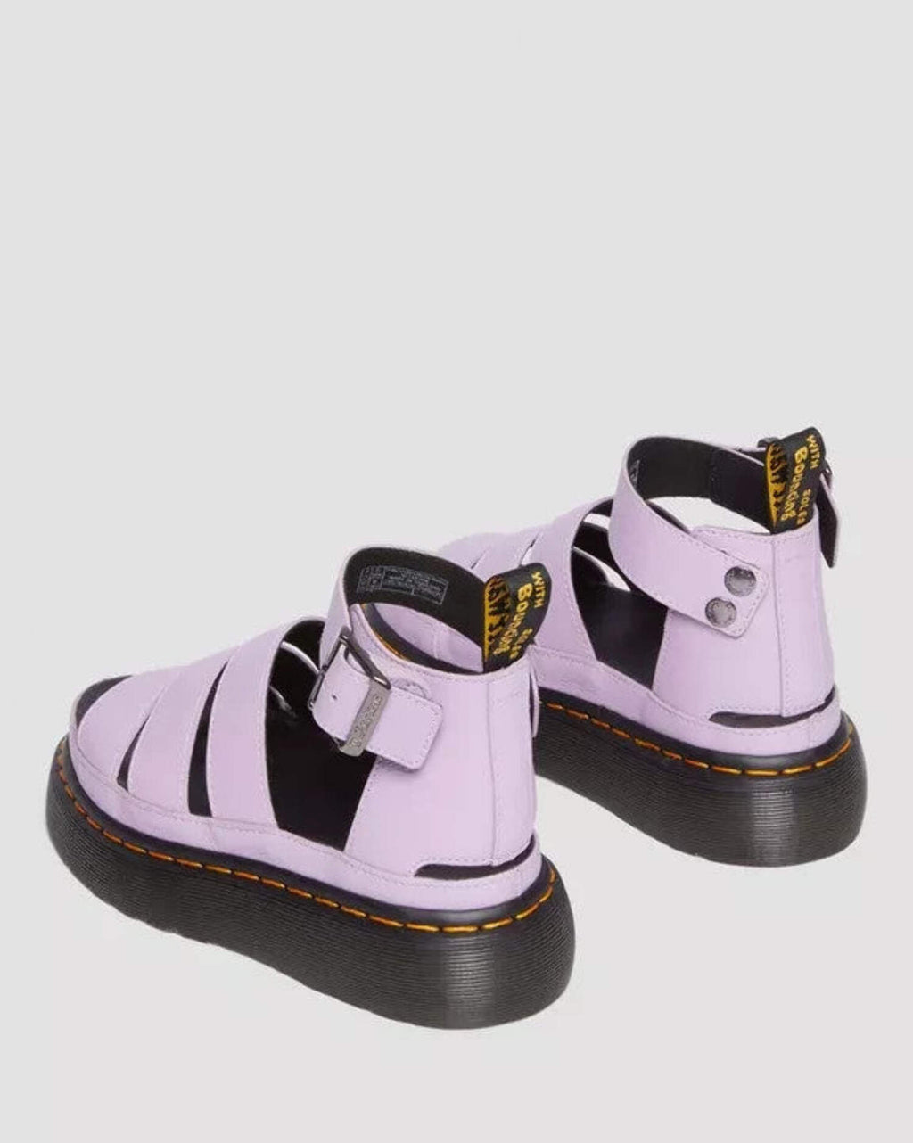 Dr. Martens Clarissa II 30745308 Sandal Womens 8 Lilac Leather Platform JOBB1196
