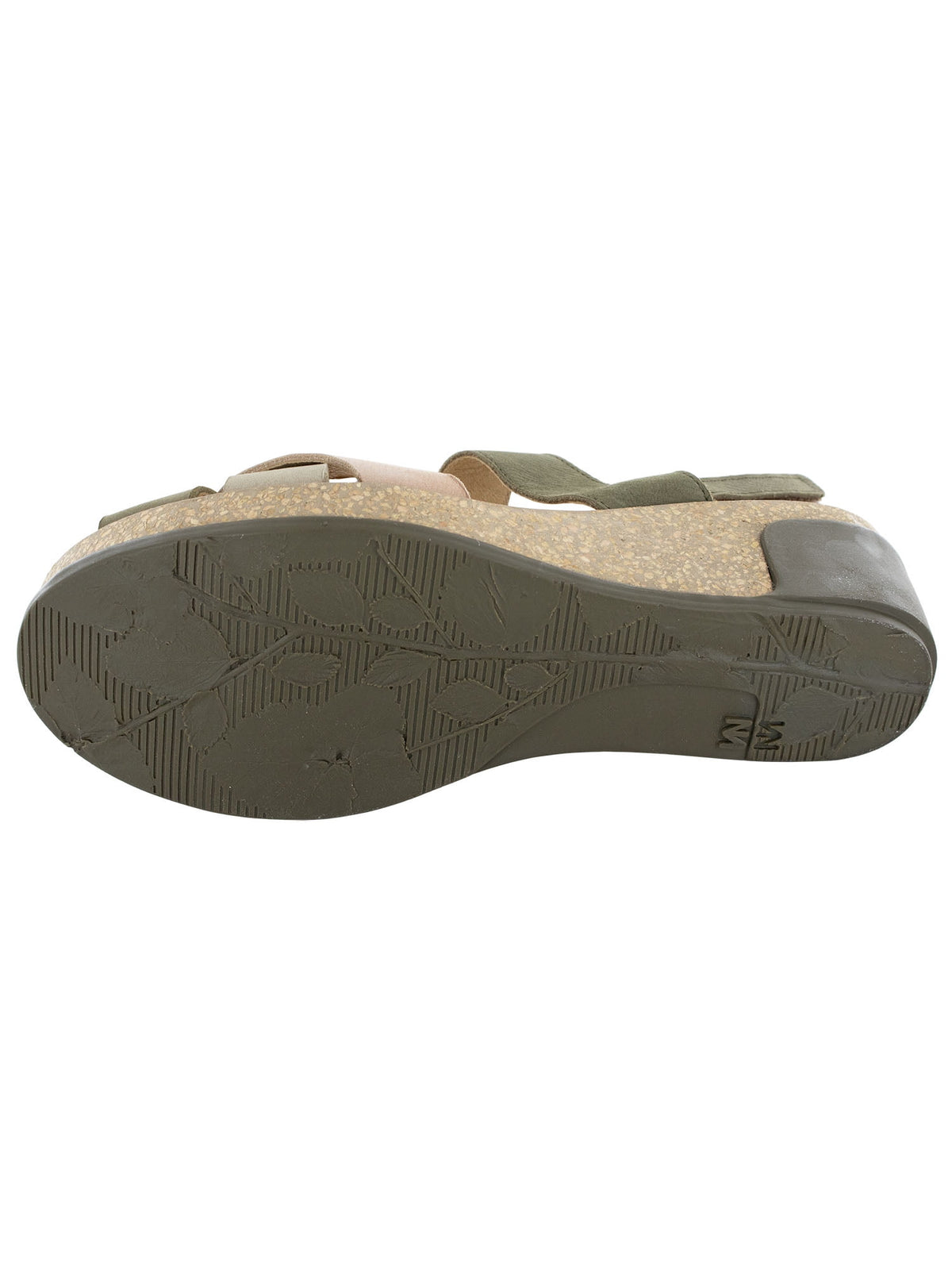 El Naturalista Womens Leaves 5008 Wedge Sandal Shoes, Kaki Mixed, EU 40 / US 9