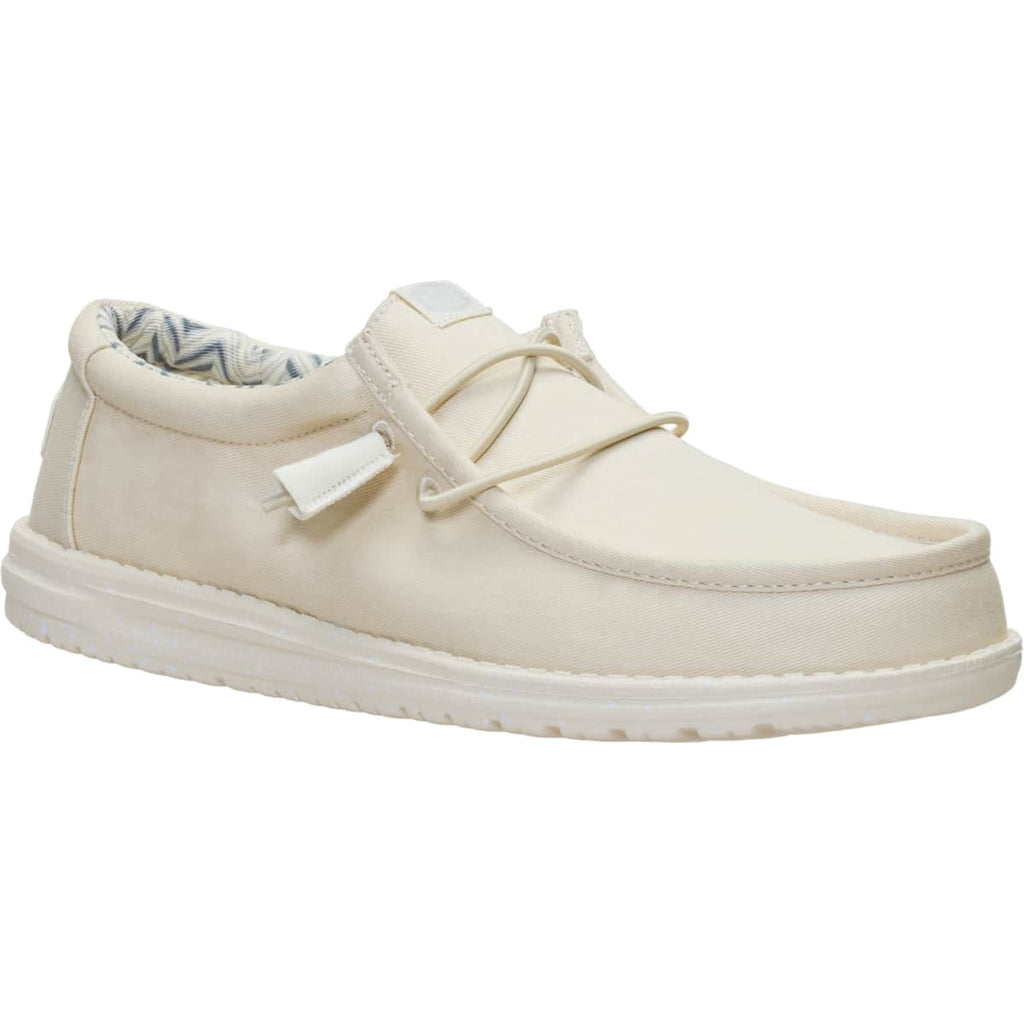 HEYDUDE Men Wally Stretch Canvas, Black, 11