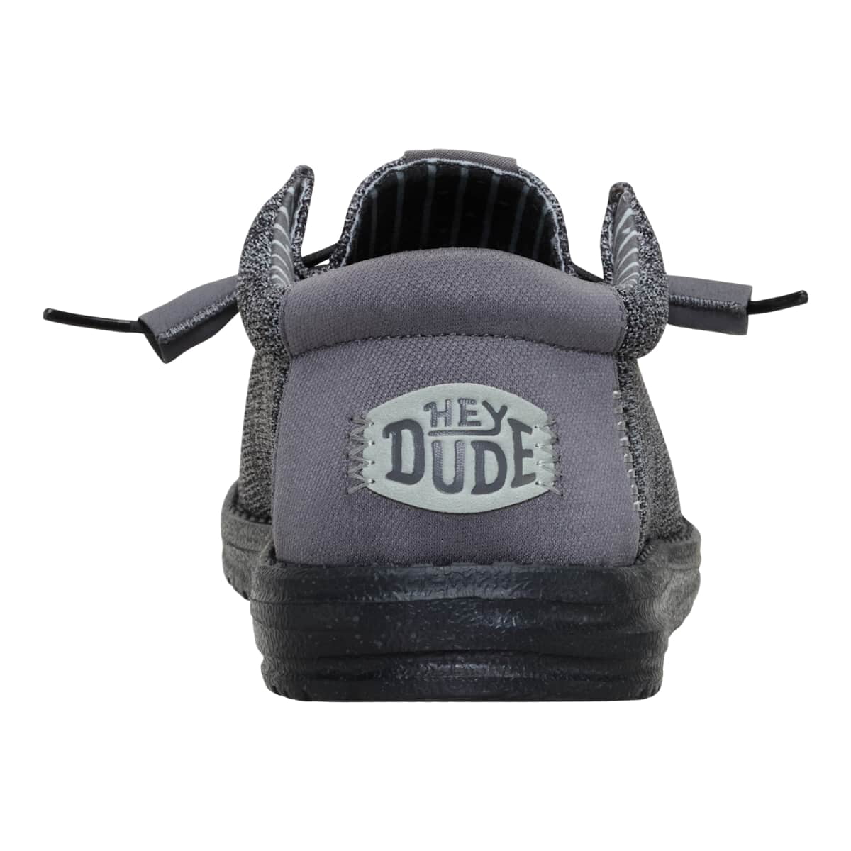HEYDUDE Wally Stretch Sox, Granite Grey/Black, 10
