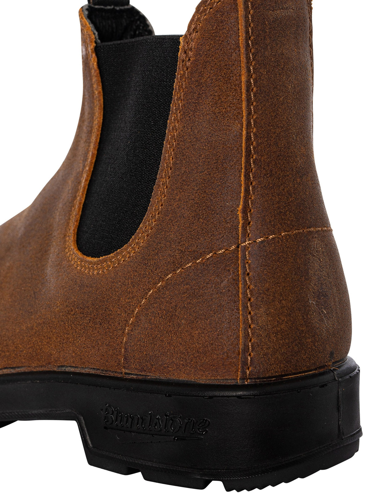 Blundstone Waxed Suede Chelsea Boots, Brown