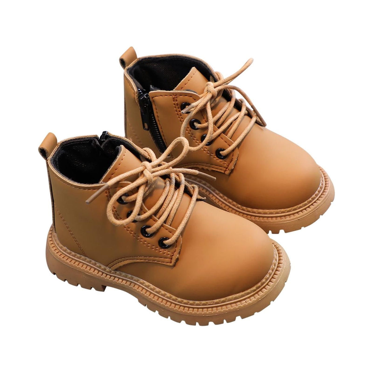 Girls' Boots Girls Kids Lace up Faux Fur Ankle Boots Winter Boots for Toddler/Little Kid/Big Kid Save Big