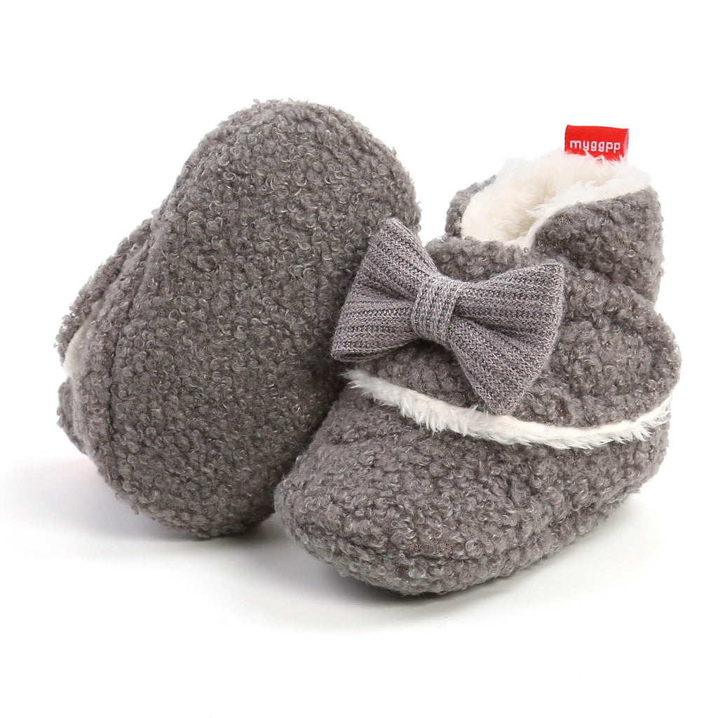 Boots Gift for Girls Newborn Infant Baby Girls Boys Warm Fleece Winter Booties First Walkers Slippers Shoes Save Big