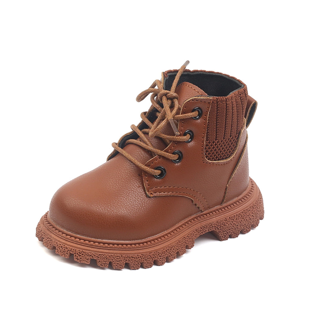 Boots Gift for Boys Girls Ankle Boots Lace Up Work Boot Booties for Little/Big Kids Save Big