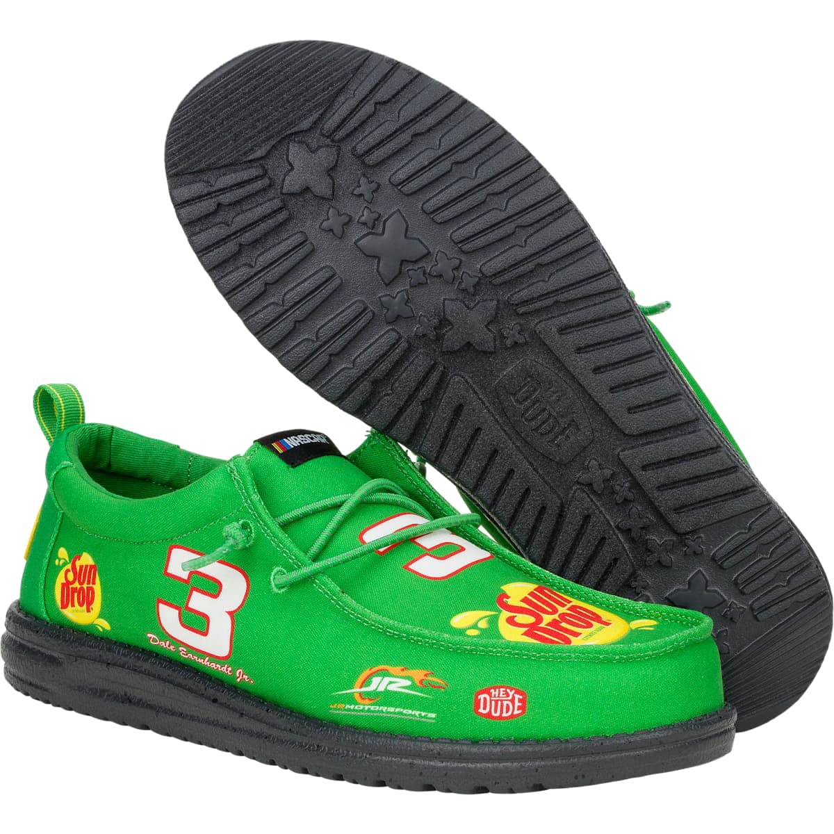 HEYDUDE Wally NASCAR Dale Earnhardt JR., Green/Multi, 13