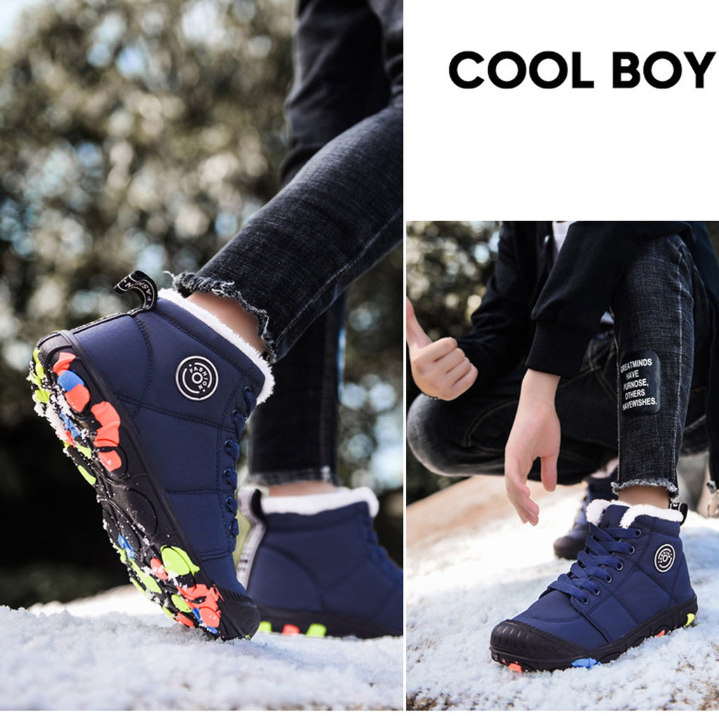 Girls' Boots Kids Snow Boots Water Resistant Warm Inside Boys Girls Hiking Boots Cold Weather Non Slip Winter Boot Save Big