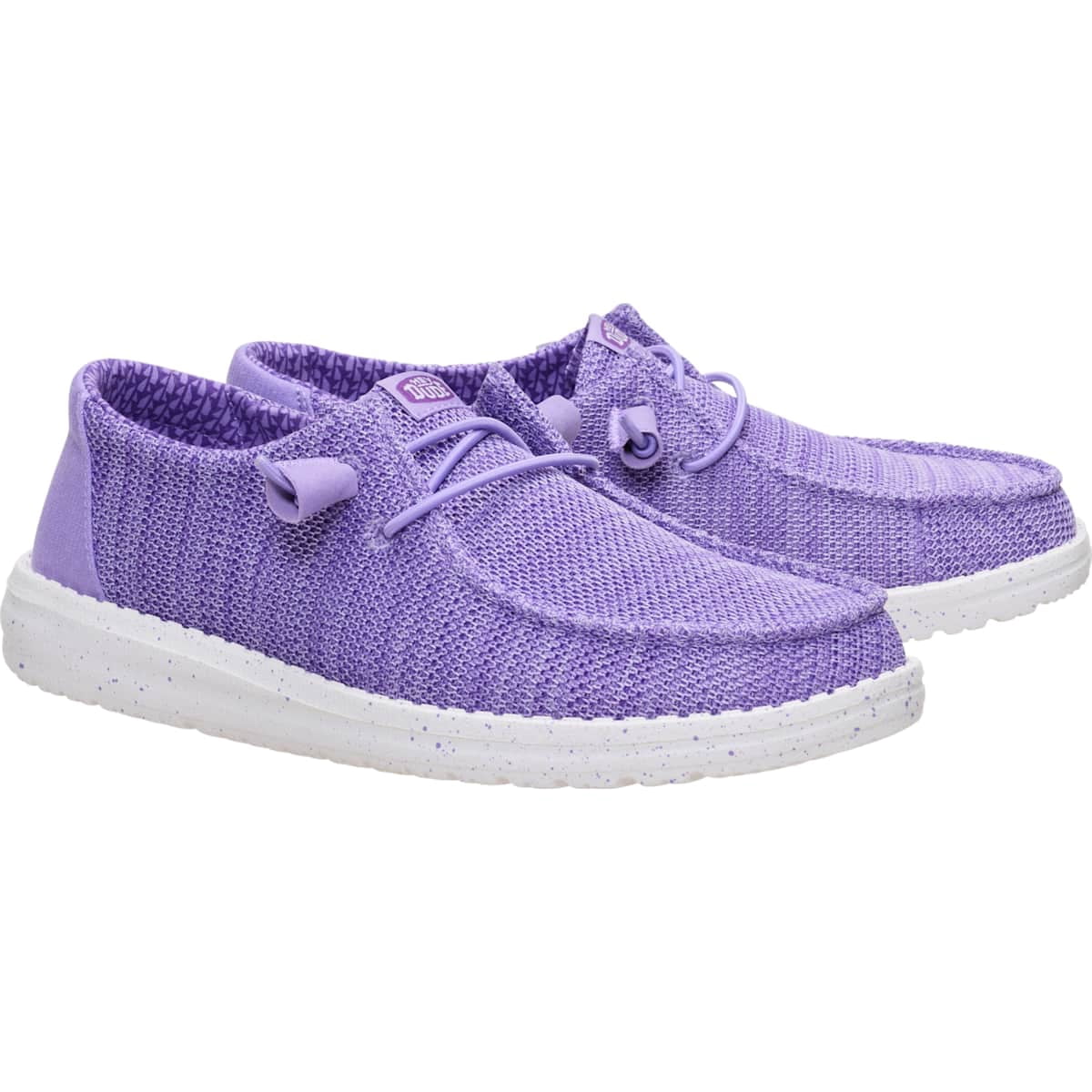 HEYDUDE Wendy Stretch Sox, Purple, 9