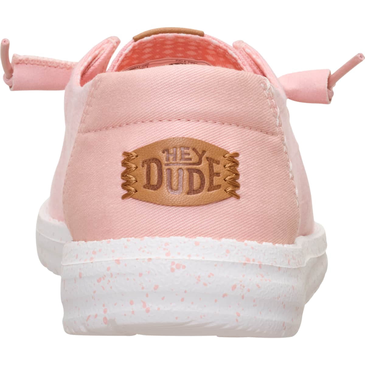HEYDUDE Women Wendy Chambray Grid, Pale Pink, 11