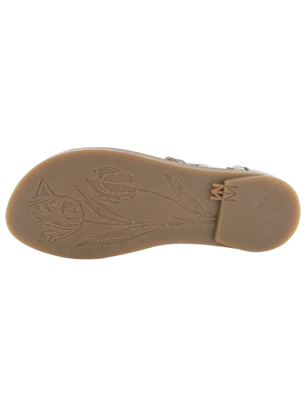 El Naturalista Womens Tulip N5188 Flat Sandal Shoes, Taupe, EU 36 / US 6