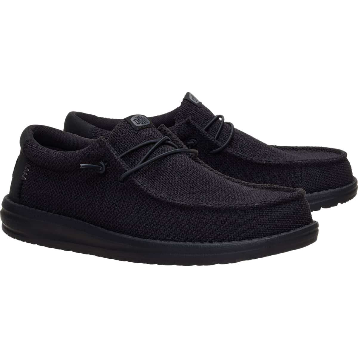 HEYDUDE Men Wally Mesh, Black Mono, 12