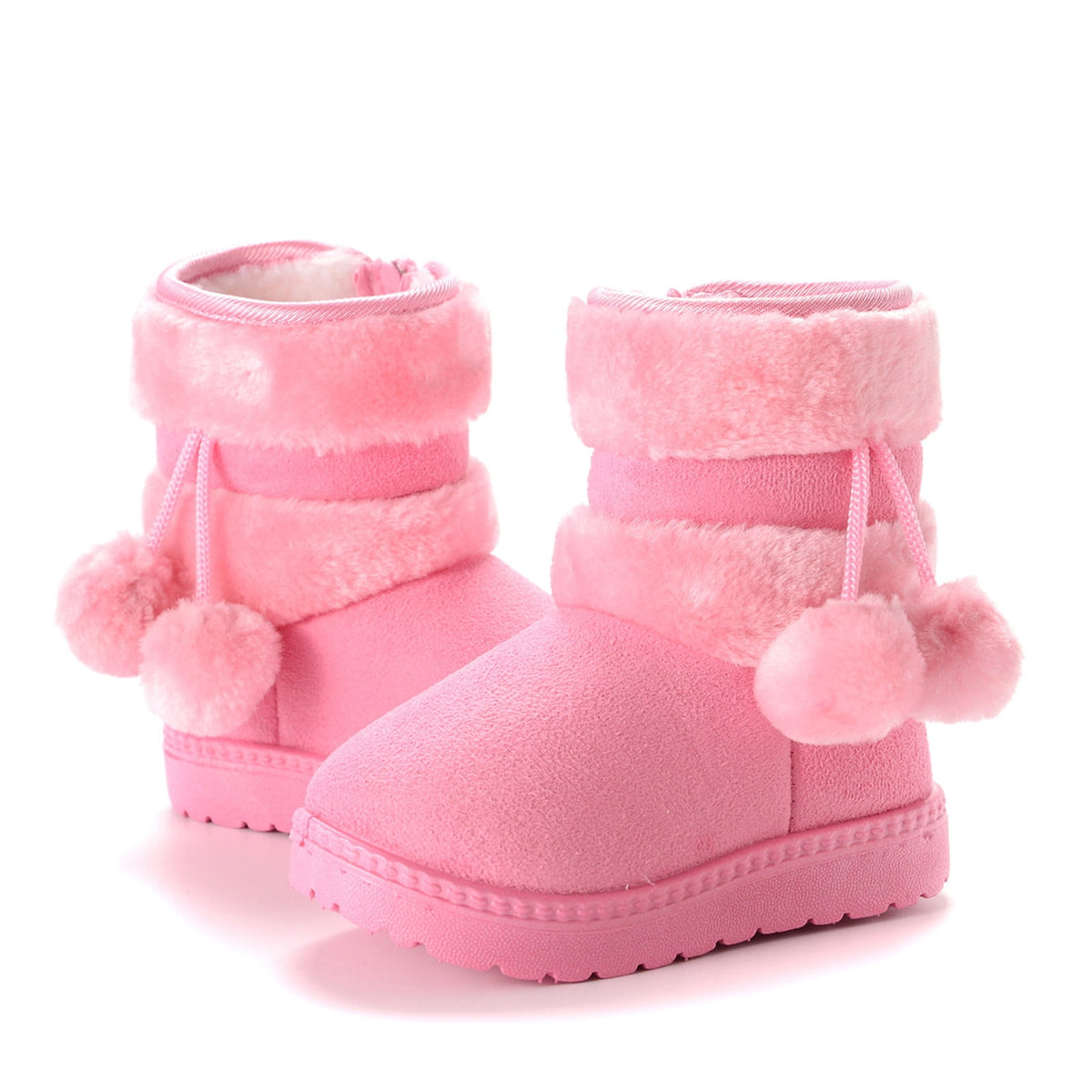 Boots Gift for Girls Girl's Winter Snow Boots Warm Faux Fur Lined Short Fashion Boot(Toddler/Little Kid) Save Big
