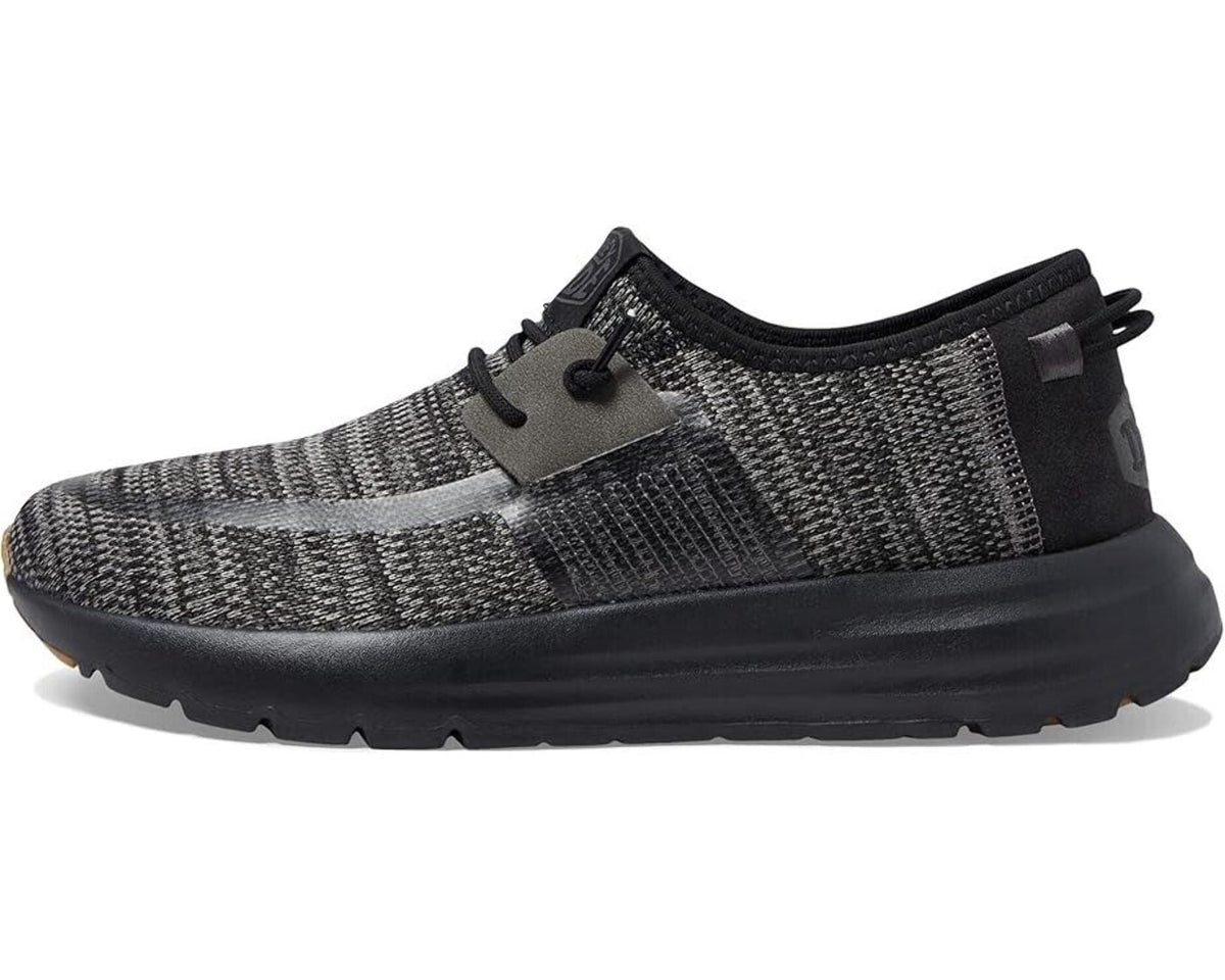 Mens Hey Dude Sirocco Black Night Tennis Shoe