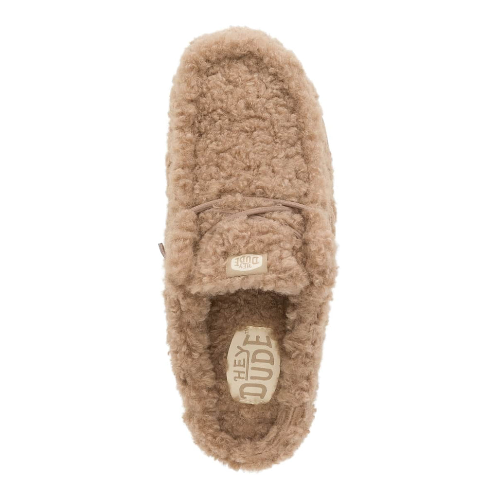 HEYDUDE Wally Slipper, Cozy Timber Wolf, 12