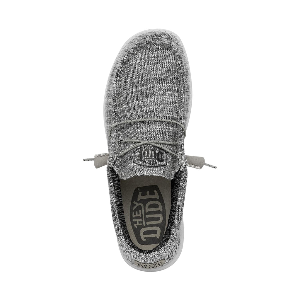 Hey Dude Men's Wally Stretch Mix Granite Size 12