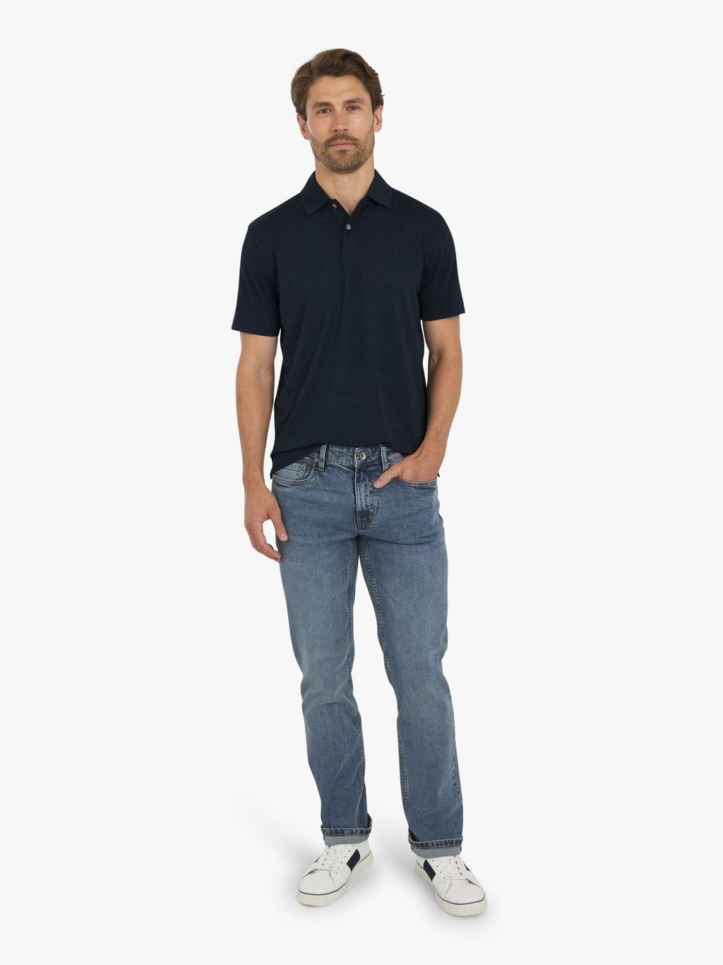 Chaps Men's & Big Men's Stretch Regular-Fit Denim Jeans, Sizes 30-42