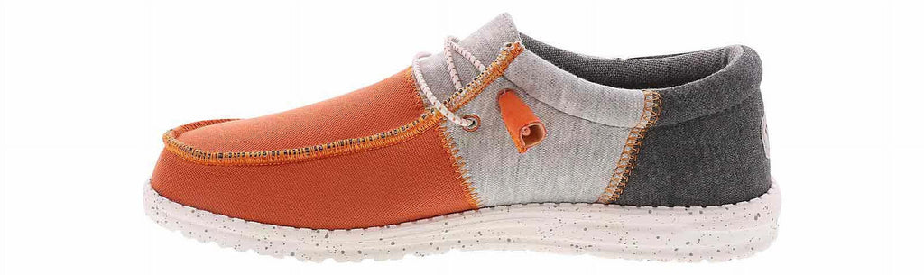 Heydude Wally Tri Varsity Orange Casual Shoe | 40170-810