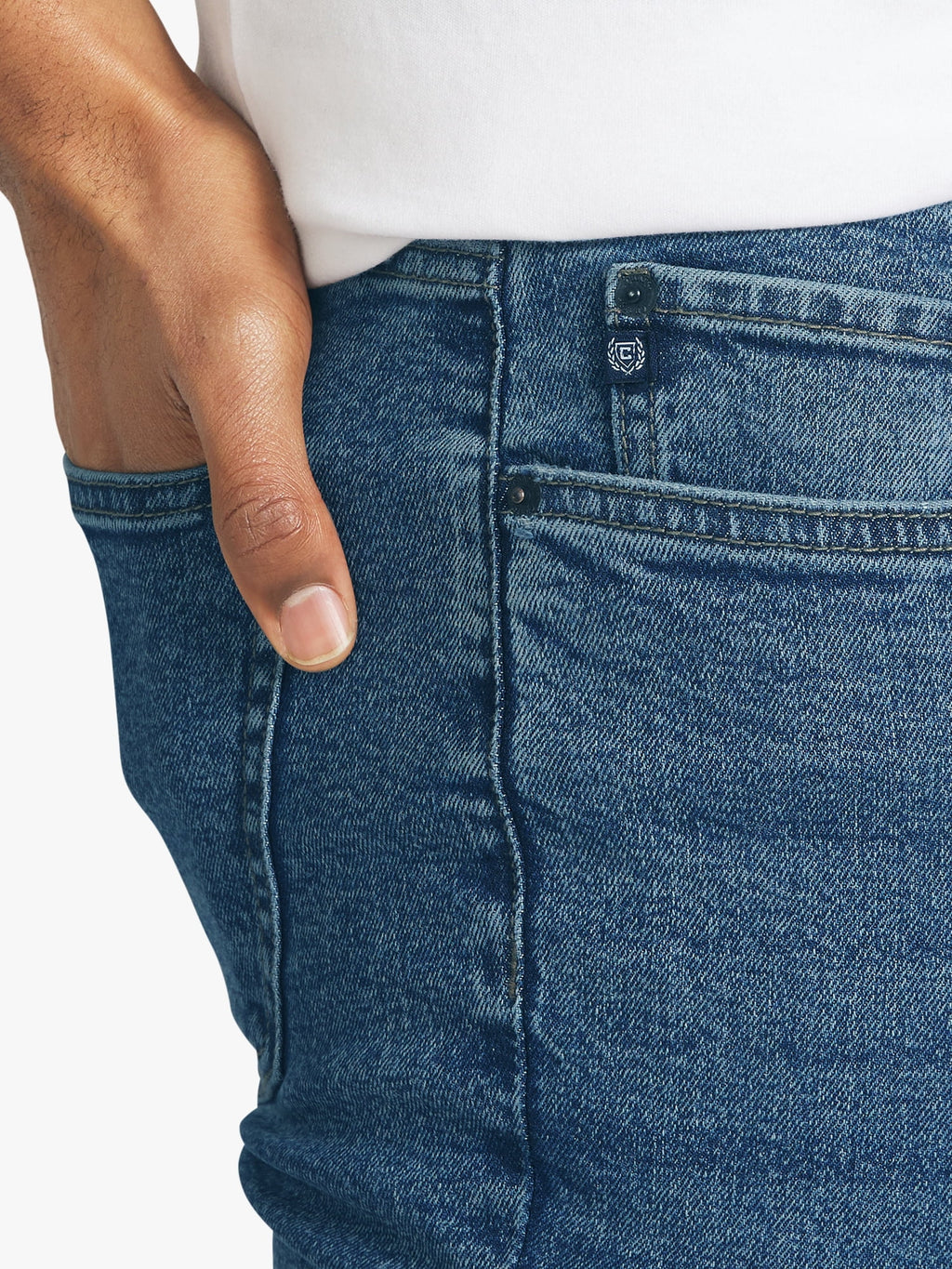 Chaps Men's & Big Men's Stretch Relaxed-Fit Denim Jeans, Sizes 30-42
