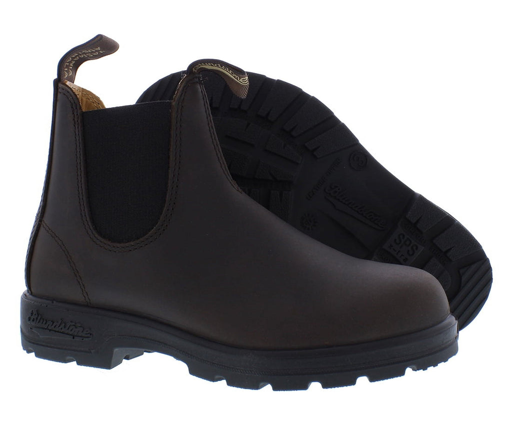 Blundstone Elastic Sided Boot Lined Unisex Shoes Size 6.5, Color: Brown