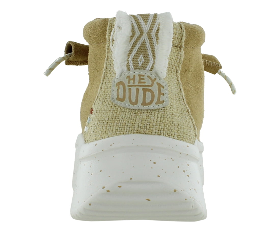 Hey Dude Wendy Peak Hi Womens Shoes Size 6, Color: Tan