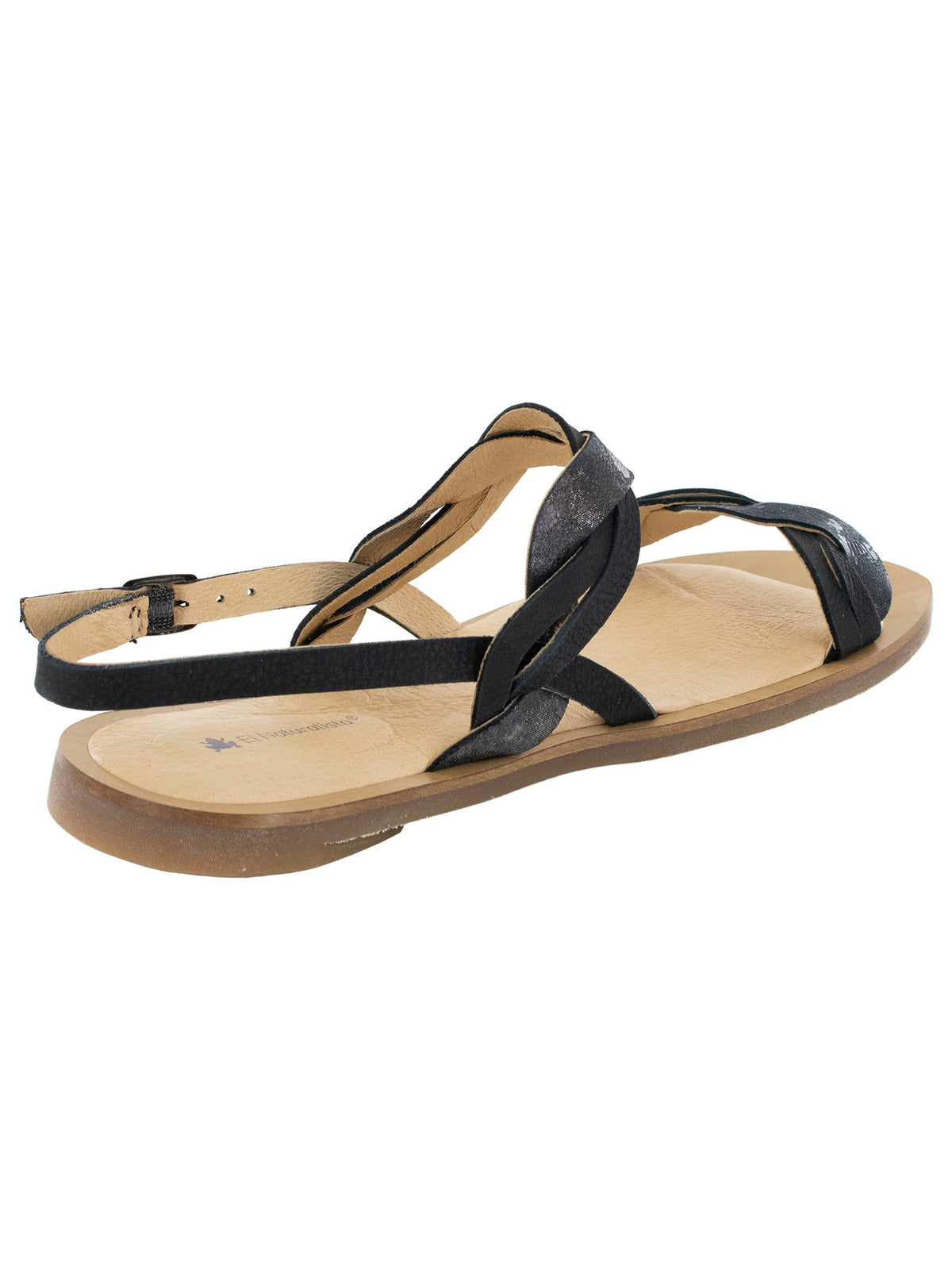 El Naturalista Womens Tulip N5188 Flat Sandal Shoes, Taupe, EU 36 / US 6