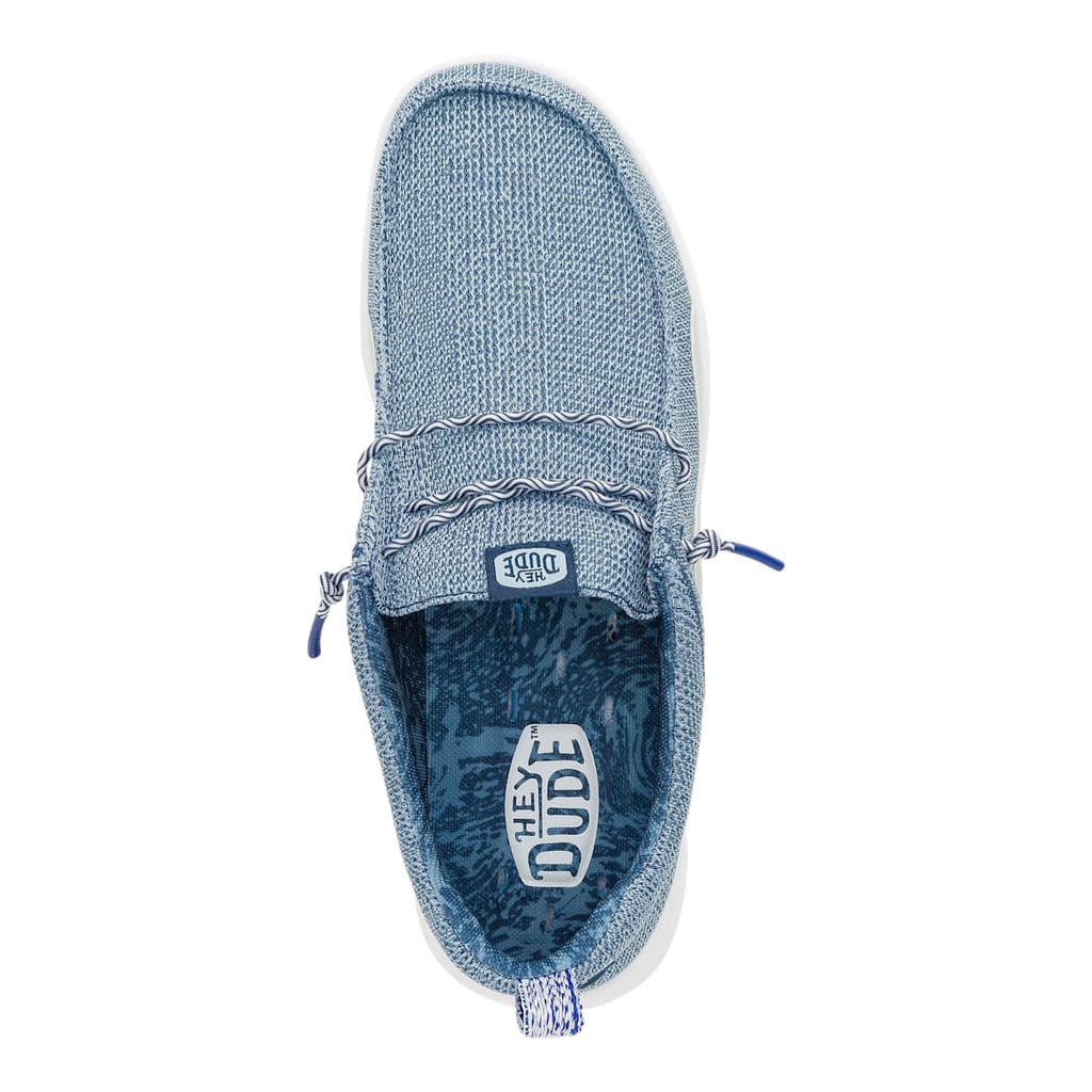 HEYDUDE Men HEYDUDE Mens Wally Hey2O Mesh, Monument Grey/Dawn Blue, 11, Monument Grey/Dawn Blue, 11