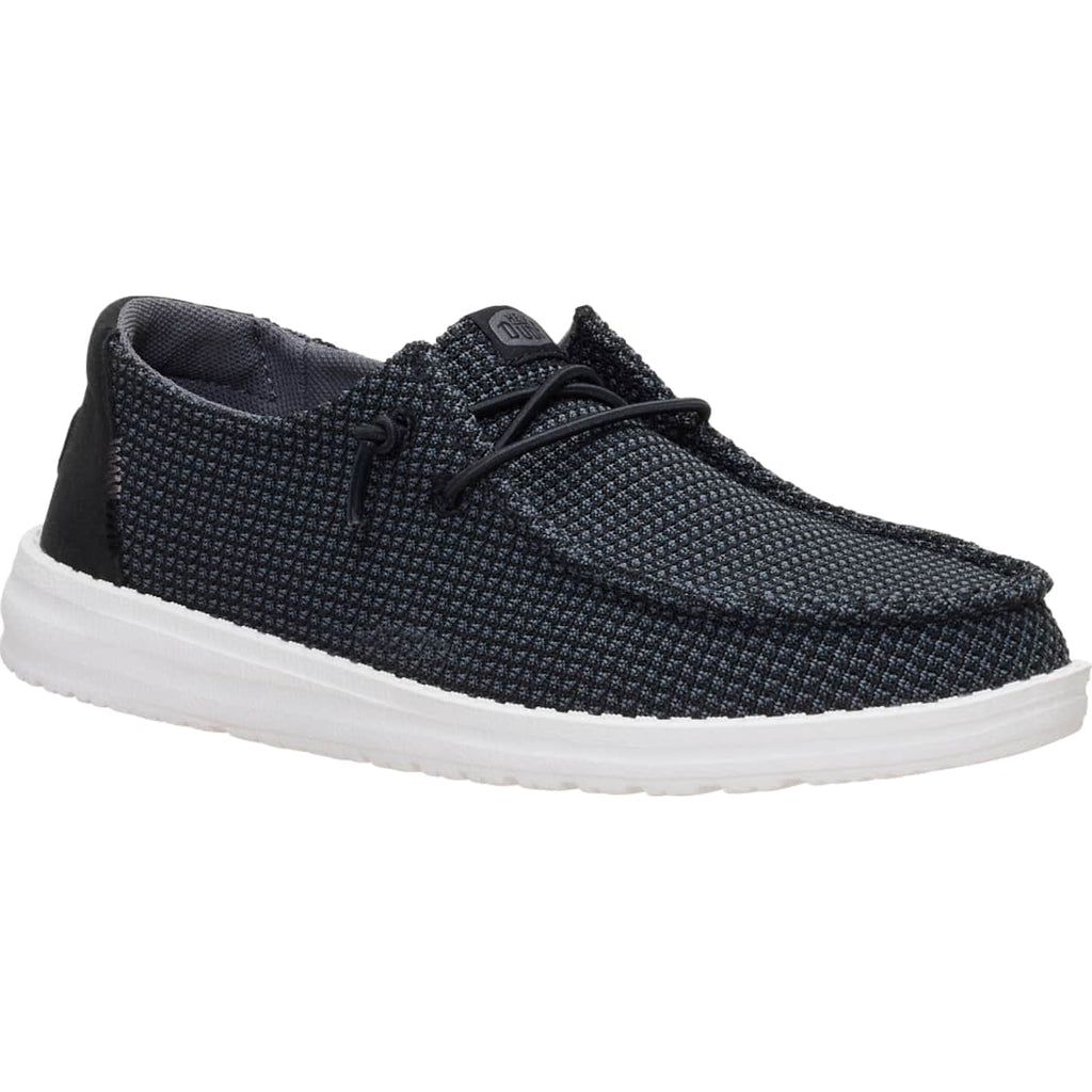 HEYDUDE Women Wendy Mesh Black/White, Black/White
