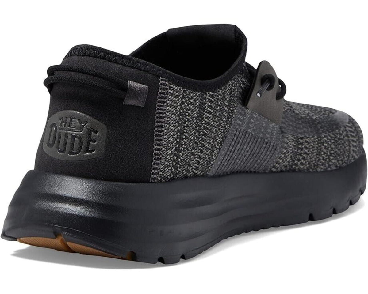 Mens Hey Dude Sirocco Black Night Tennis Shoe