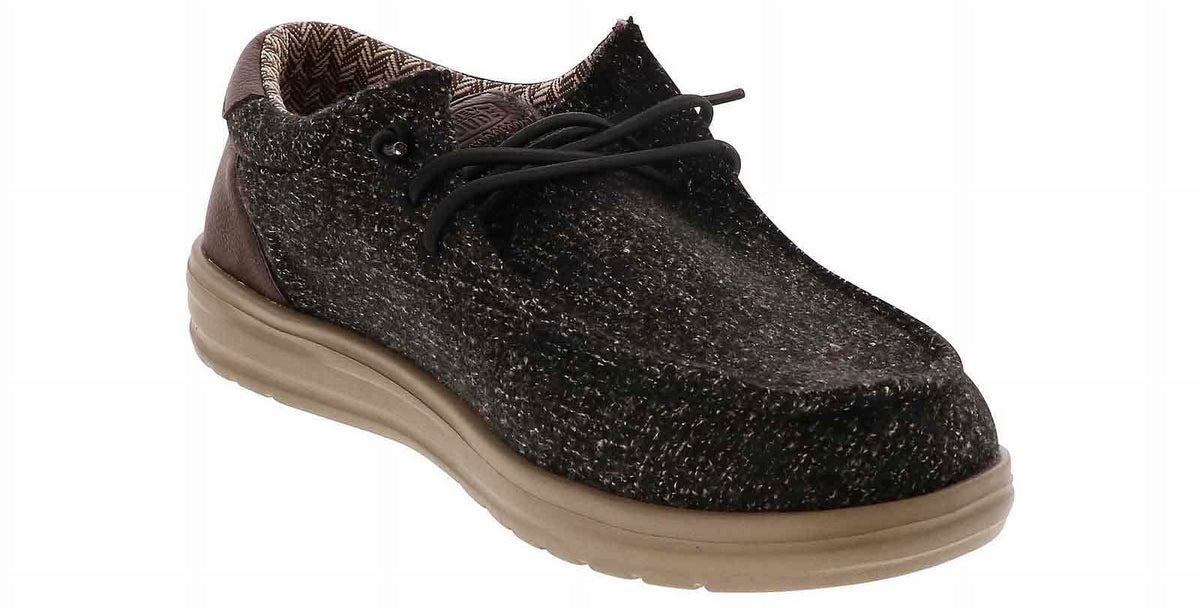 Heydude Paul Knit Casual Shoe | 43351-070 Black