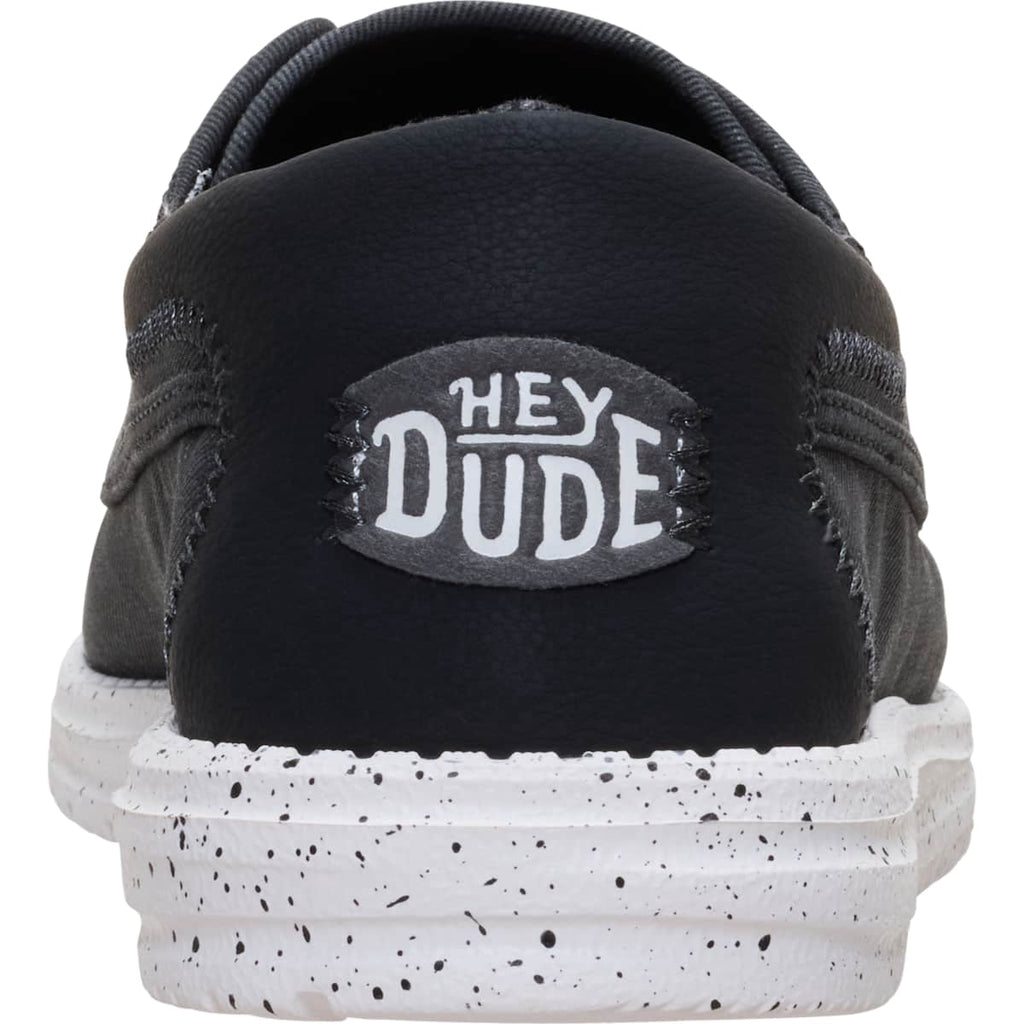 HEYDUDE Men Wally Cru Stretch Canvas, Ensign Blue, 10