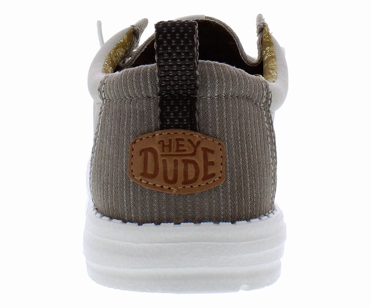 Hey Dude Wally Hickory Denim Mens Shoes Size 13, Color: Taupe