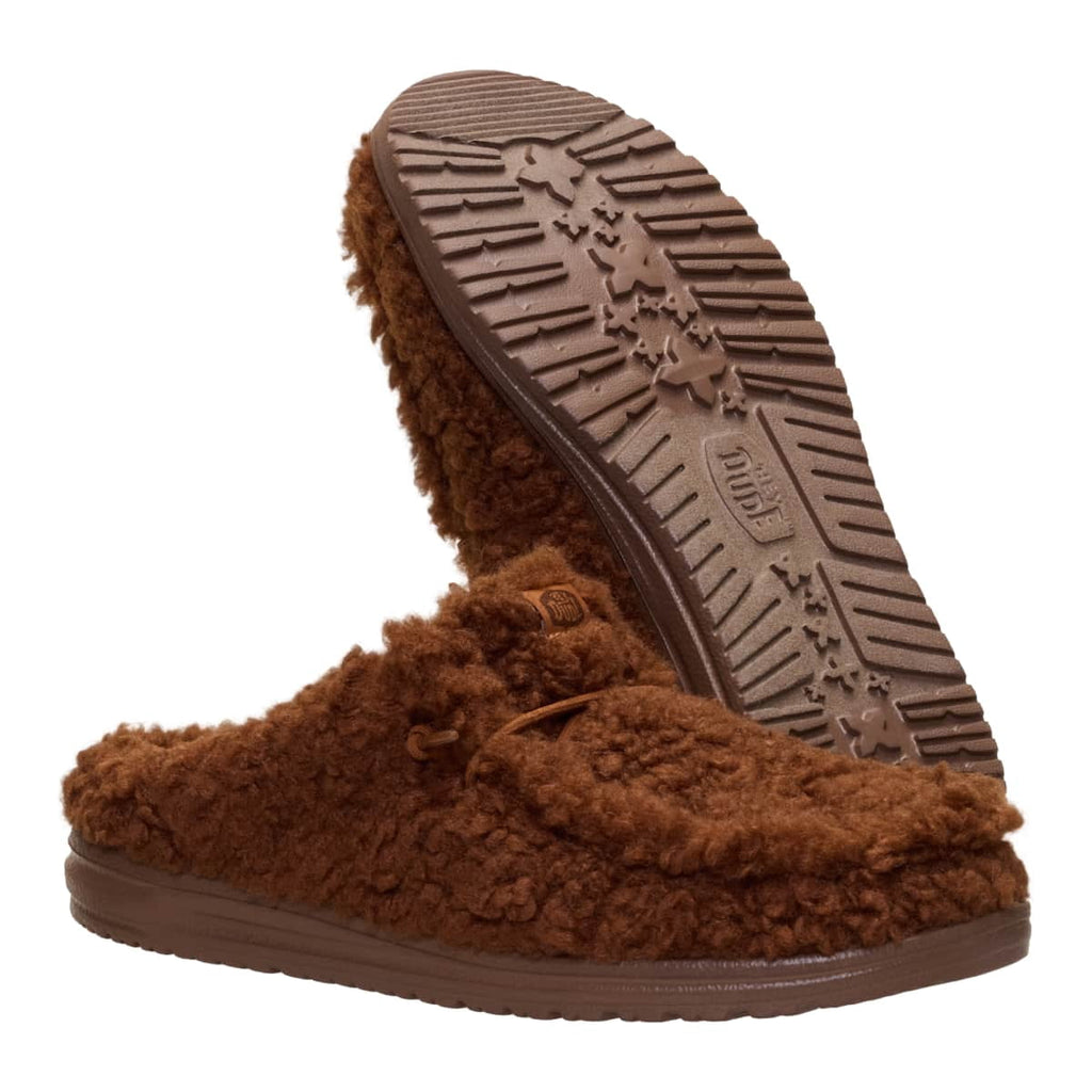 HEYDUDE Wally Slipper, Cozy Timber Wolf, 12